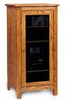 Mission Stereo Cabinet with Four Adjustable Shelves