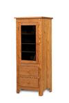 Mission Stereo Cabinet with Two Drawers and Door