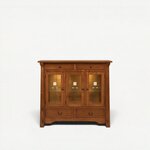 Amish Andar Mission Solid Wood High Dining Buffet
