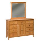 Raleigh Dresser with Nine Drawers and Two Doors