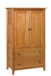 Raleigh Armoire with Two Drawers and Two Doors