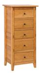 Bungalow Lingerie Chest with Five Drawers
