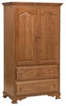 Paxton Armoire with Two Drawers and Two Doors