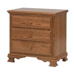 Amish Paxton Nightstand with Three Drawers