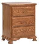 Paxton Nightstand with Three Deep Drawers