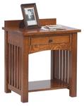 Laramie Nightstand with Open Slat