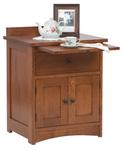 Laramie Nightstand with Two Doors and Pull Out Tray