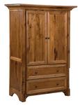 Chelsea Armoire with Two Drawers and Two Doors