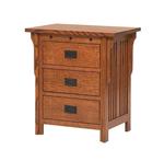 Royal Mission Three Drawer Nightstand