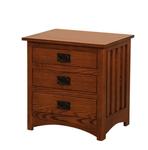 Schwartz Mission Three Drawer Nightstand