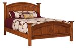 Homestead Arched Raised Panel Bed