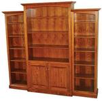 3-Unit Deluxe Traditional Bookcase