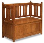 Heirloom Mission Storage Bench