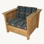 Prairie Natural Cherry WoodHartsville Chair Bed