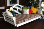 Amish Pine Wood 75" Marlboro Swing Bed