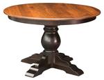 Amish Virginia Single Pedestal Dining Table