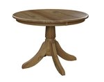 Amish Handcrafted Solid Wood Aurora Single Pedestal Dining Table