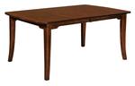 Amish Carrabassett Rectangular Leg Dining Table