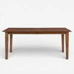 Amish Handcrafted Custom Bridgeport Solid Wood Leg Dining Table