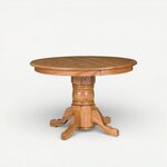 Amish San Antonio Traditional Single Pedestal Table
