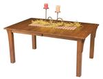 Amish Lisa Mission Leg Dining Table