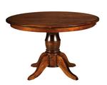 Harrison Single Pedestal Table with Self-Store