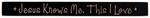 American Made Jesus Knows Me, This I Love Inspirational Print