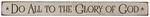 American Made Do All To The Glory Of God Inspirational Print