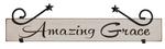 American Made Amazing Grace Wrought Iron Sign Holder
