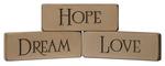 American Made Hope • Dream • Love Inspirational Print