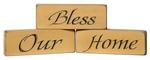 Bless Our Home 3-Piece Shelf Setters