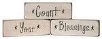 Count Your Blessings Sign - Made in the USA