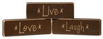 American Made Live • Love • Laugh Inspirational Print