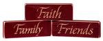 American Made Faith • Family • Friends Inspirational Print