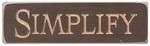 American Made Simplify Inspirational Print