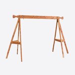 Amish Cedar Wood Tripod Swing Stand