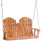 Cedar Wood Adirondack Porch Swing