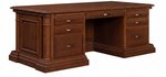 Amish Stonespire Solid Hardwood 82 Executive Desk
