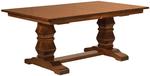 Amish Kannapolis Trestle Dining Table