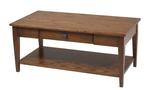 Amish Caliber Shaker Coffee Table with Shelf