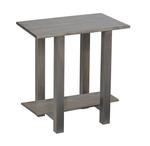 Hilton Chairside Table with Wood Top