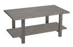 Hilton Contemporary Coffee Table with Wood Top
