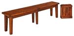 Biltmore Plank Top Extendable Dining Bench