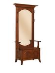 Hall Tree with Vertical Mirror