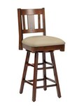 Amish Coleman Swivel Barstool, Bar Furniture Seating
