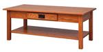 Mission Rectangular Coffee Table with Drawer