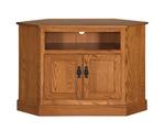 Amish 44" Mission Corner TV Stand with 6" Opening