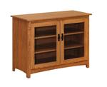 Amish 46" Mission TV Stand with 2 Doors