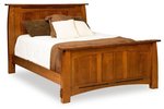 Collette Mission Panel Bed with Ebony Inlays
