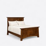 Amish Malpais Panel Bed